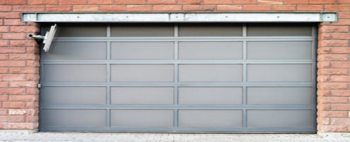 Commercial glass garage door